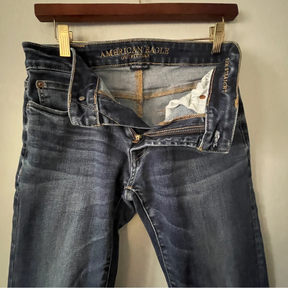 AE Extreme Flex Slim Straight Like New Jeans 28x30 - Must-Have Denim! 🔥 - Picture 5 of 6